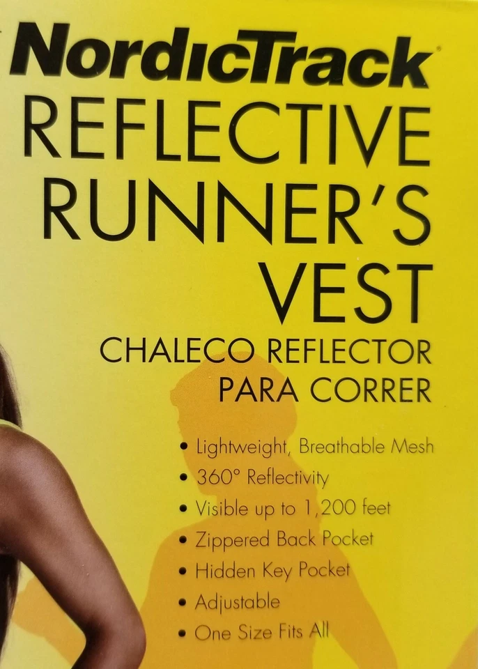 NordicTrack Reflective Runner's Vest - NIB - Image 4 of 4