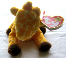 Ty Beanie Babies Twigs the Plush Giraffe Original-4068 7" Long -1995-Retired