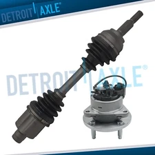 Front Wheel Bearing Hub CV Axle Shafts for 2005 - 2009 Chevy Cobalt Pontiac G5
