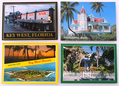 Postkarten Lot USA Amerika 4 x KEY WEST Florida Postcards Ansichtskarten America