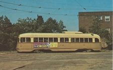 SEPTA  -  PHILADELPHIA    P.C.C. car # 2582 on Route 50 in 1969   