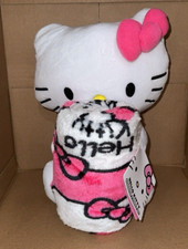 Hello Kitty Plush And Throw Blanket Set NEW