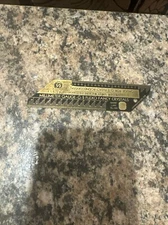 1933 Germanow-Simon Vintage Brass Gauge For G-S Flexo Round Watch Fancy Crystals