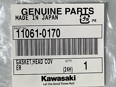 かたけと 11061-0170 Kawasaki Gasket Head Cover 110610170 Genuine OEM Part