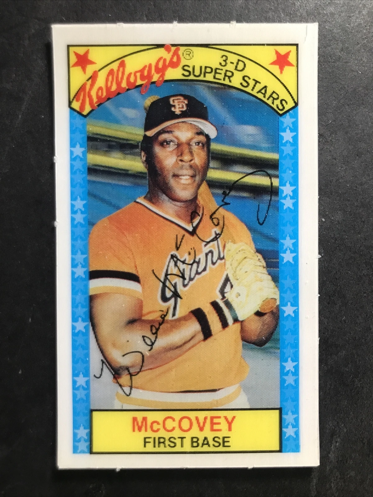 Willie McCovey 1979 Kelloggs 3-D SUPER STARS SP VINTAGE HIGGER GRADE GIANTS