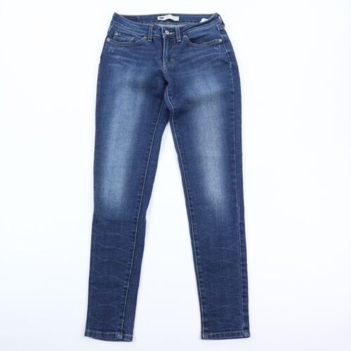 Levi's Jeans Women's 5M 27 x 32 Legging Cotton Blend Stretch Faded Dark Wash