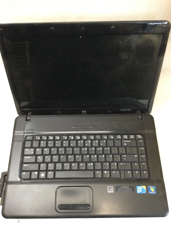 COMPAQ 610 - INTEL CORE 2 DUO - 4GB RAM - POWER ON / BIOS LOCK - READ DESC - BB! - Image 2 of 4