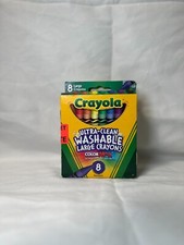 Crayola Ultra Clean Large Washable Crayons, 16 Count School Home Crafts Washable