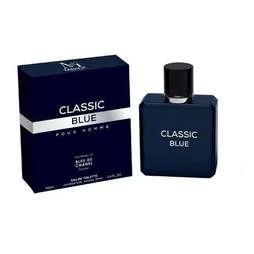 Classic Blue Cologne 3.4 FL Oz EDT for Men by Mirage Brands Spray