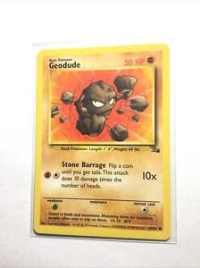 1995 geodude pokemon card value Vending Machine Series 1 (Blue) Fighting Rarity Geodude Pokemon Card | eBay
