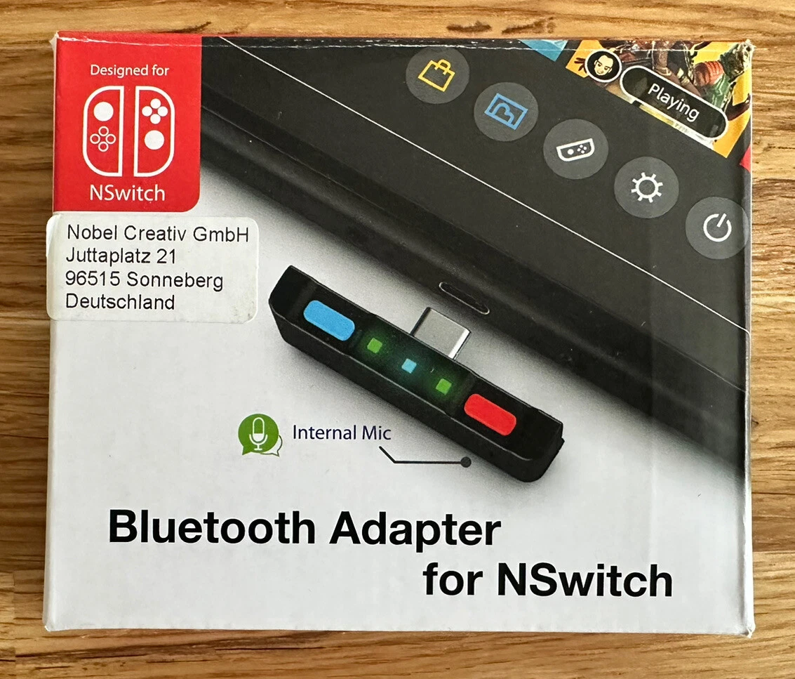 HomeSpot Bluetooth adapter USB C for Nintendo switch headphone