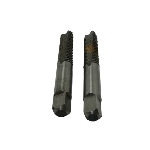 Lot of 2 Union Butterfield 3/8"-16 NC GH3 USA Straight Flute Taps