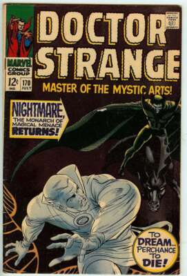 DOCTOR STRANGE #170 5.5 // 1ST COVER APPEARANCE OF NIGHTMARE MARVEL COMICS 1968