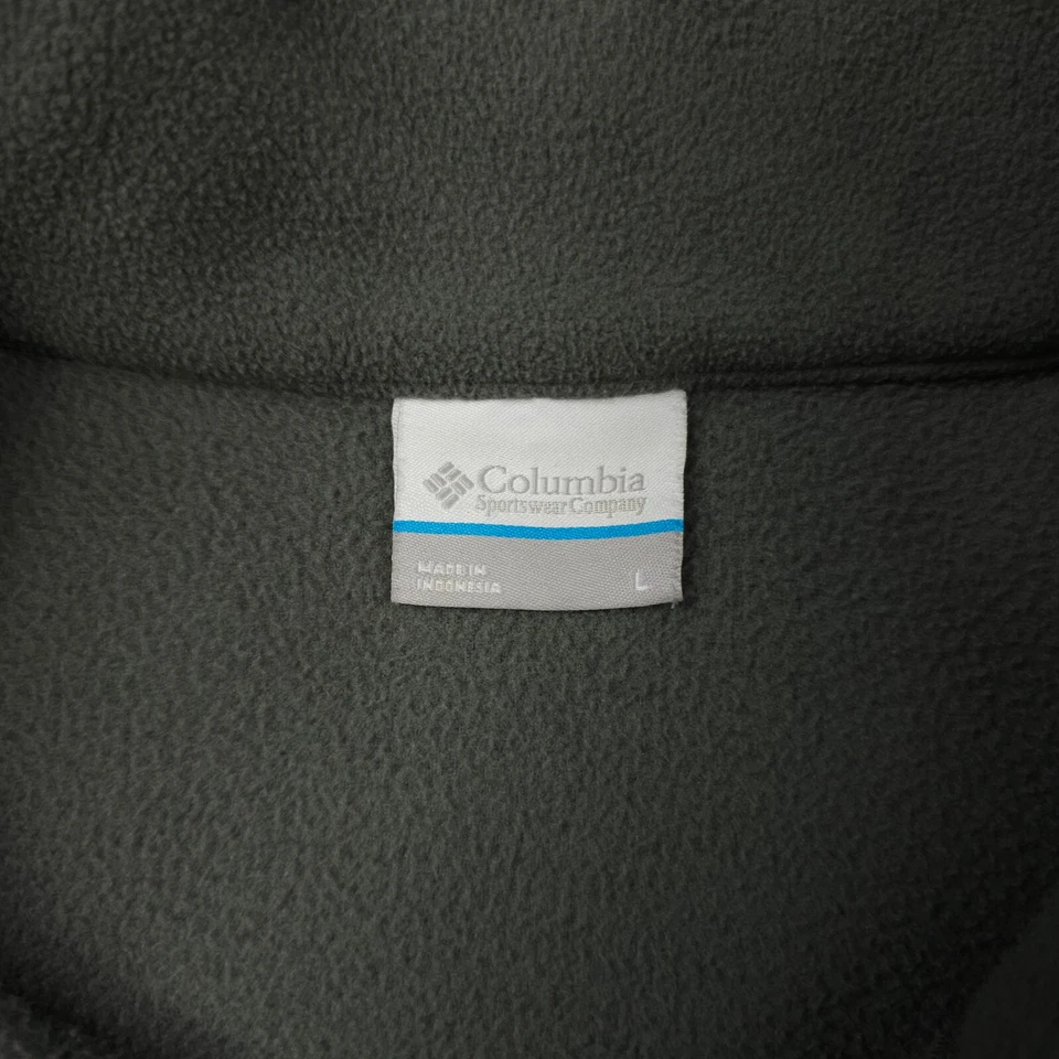 Ohio State Buckeyes Jacket Womens L Gray Full Zip Columbia Give and Go Fleece - Image 4 of 4