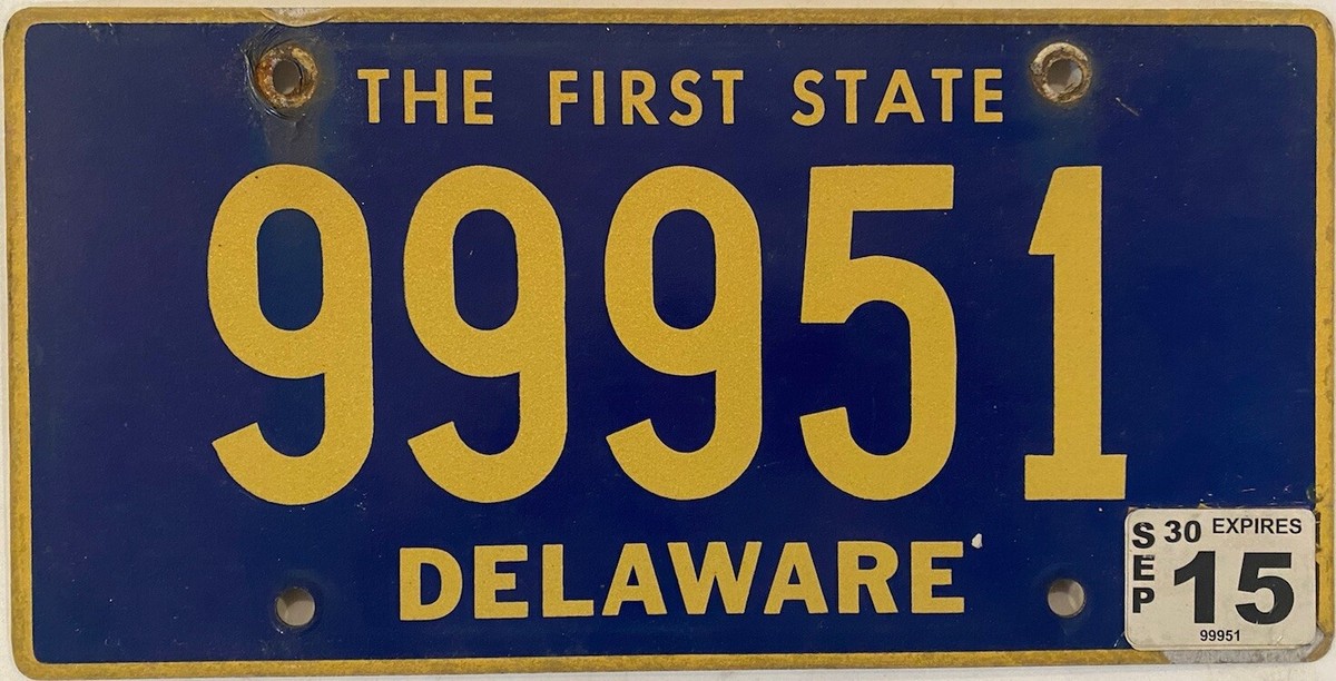 DE TRIPLE DIGIT 9 license plate 999 repeating number 51 | eBay