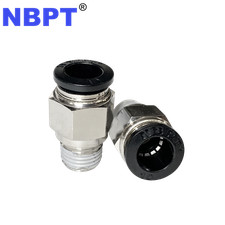 6 mm Tube OD straight pneumatic PC6  x R1/8  One Touch fitting