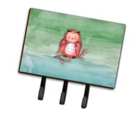Caroline's Treasures Brown Owl Watercolor Leash Or Key Holder on sale Caroline's Treasures Brown Owl Watercolor Leash Or Key Holder on sale