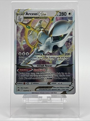 Arceus VSTAR - (Metal Card) 123/172 Pokemon TCG Arceus UPC Holo (2022)