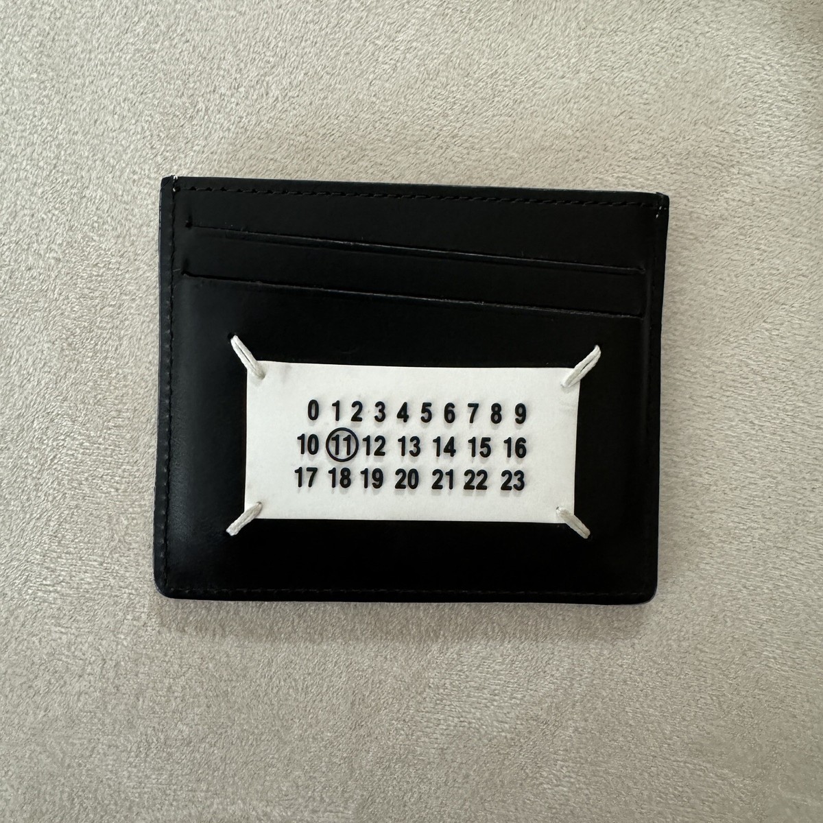 【関税&送料込】Mm6 Maison Margiela Card Holder ☆ MM6 Maison Margiela ☆ LABEL ZIP CARD HOLDER カードケース