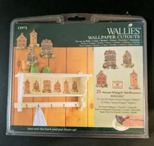 Susan Winget set of 25 Bird Houses Wallies Wallpaper Cutouts Gardening Country