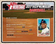 2017 Heritage High Number - BASE SHORT PRINT Pick Your Card Complete Your Set 