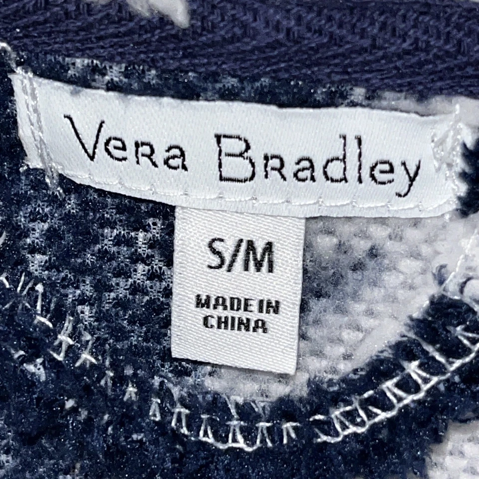 VERA BRADLEY Copo de Nieve BATA Suave Acogedor Jacquard PELECE Estrella Intarsia $89, SIN CINTURÓN Foto 2 de 4