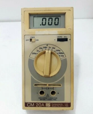 RS Numérique Capacitance Mètre Modèle CM20A - Photo 1/4