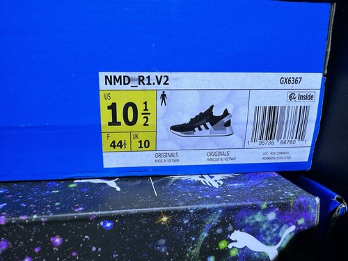 Adidas Originals NMD R1 V2 Black White Gx6367 Men Size 10.5 - Picture 6 of 6
