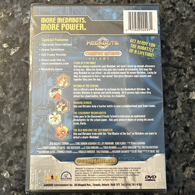 Medabots Vol. 1: Transport Metabee (DVD, 2002) Brand New Sealed
