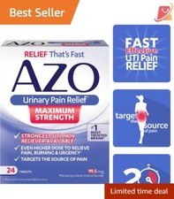 Phenazopyridine Hydrochloride Urinary Pain Relief - 24 Tablets, FSA/HSA Eligible