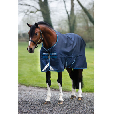 HORSEWARE IRELAND Amigo Bravo 12 Original (0g Light) Navy/Navy/White Turnout
