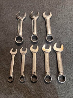 Snap On OXIM19B Midget Combination Wrench Set 8PC (11.12.14.15