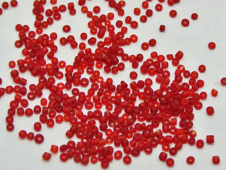 2000 Frosted Mini Glass Beads 2mm (10/0) + Storage Box Colour Choice Jewelry Mak - Image 3 of 4