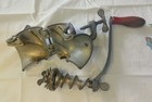 Vintage Sm Montgomery Wardway No. 2 Crank Iron Meat Food Grinder Opens To Clean — photo 8