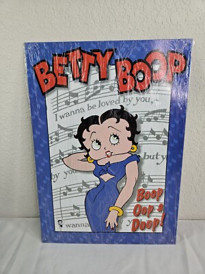 Betty Boop oop a doop! I Wanna Be Loved By You Vintage 1997 Metal Sign EUC Music