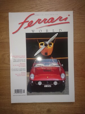 FERRARI WORLD MAGAZINE Number 14 1991 Ferrari, 512 BB Boxer 308 GTB GTS Englisch