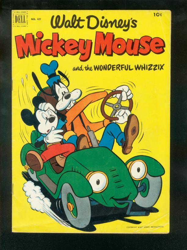 MICKEY MOUSE & WONDERFUL WHIZZIX-FOUR COLOR #427 1952 VG | eBay