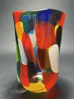 Bright Pizzato Murano Glass Vase 8.5” Tall, Could It Be AVEM, Or?