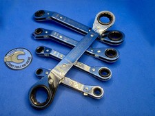 BRITOOL METRIC Double Offset Reversible Ratchet Spanners RBOMSET Mechanic Tools