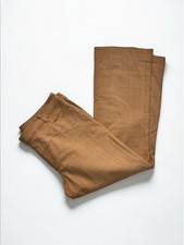 Lauren Ralph Lauren Damen Hose 44 braun Hähnchenfußmuster Business Chic