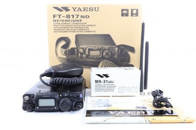 YAESU FT-817ND 社外付属品付き Yaesu FT-817ND 5W HF/VHF/UHF Ham Radio Portable Transceiver JAPAN