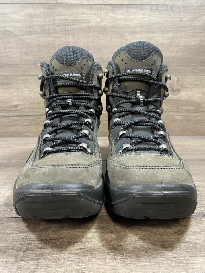 Lowa Renegade GTX Gris Medio Negro Exterior Caminar Senderismo Botas Mujer Talla 7 Foto 3 de 4