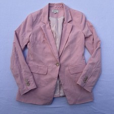 LOFT Blazer Jacket One Button Pink Women  s 0