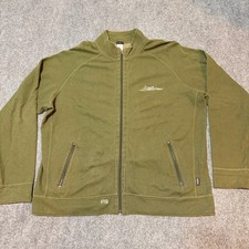 Patagonia Jacket Mens Extra Large Green Mock Neck Full Zip Long Sleeve Pockets