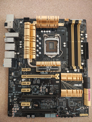 ASUS Z87-DELUXE ATX Mainboard Intel Sockel 1150   DEFEKT | DEFECTIVE  