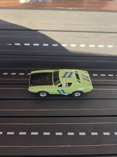 AFX Dodge Charger Lime Green 11 Ho Slot Car Mopar Very Nice Wow Rare