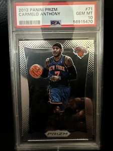 2012-13 Panini Prizm Carmelo Anthony #71 NY Knicks PSA 10