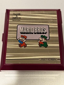 Game & Watch Nintendo Mario Bros Multi Screen 1983 MW-56 THAT WORKS SEE VIDEO
