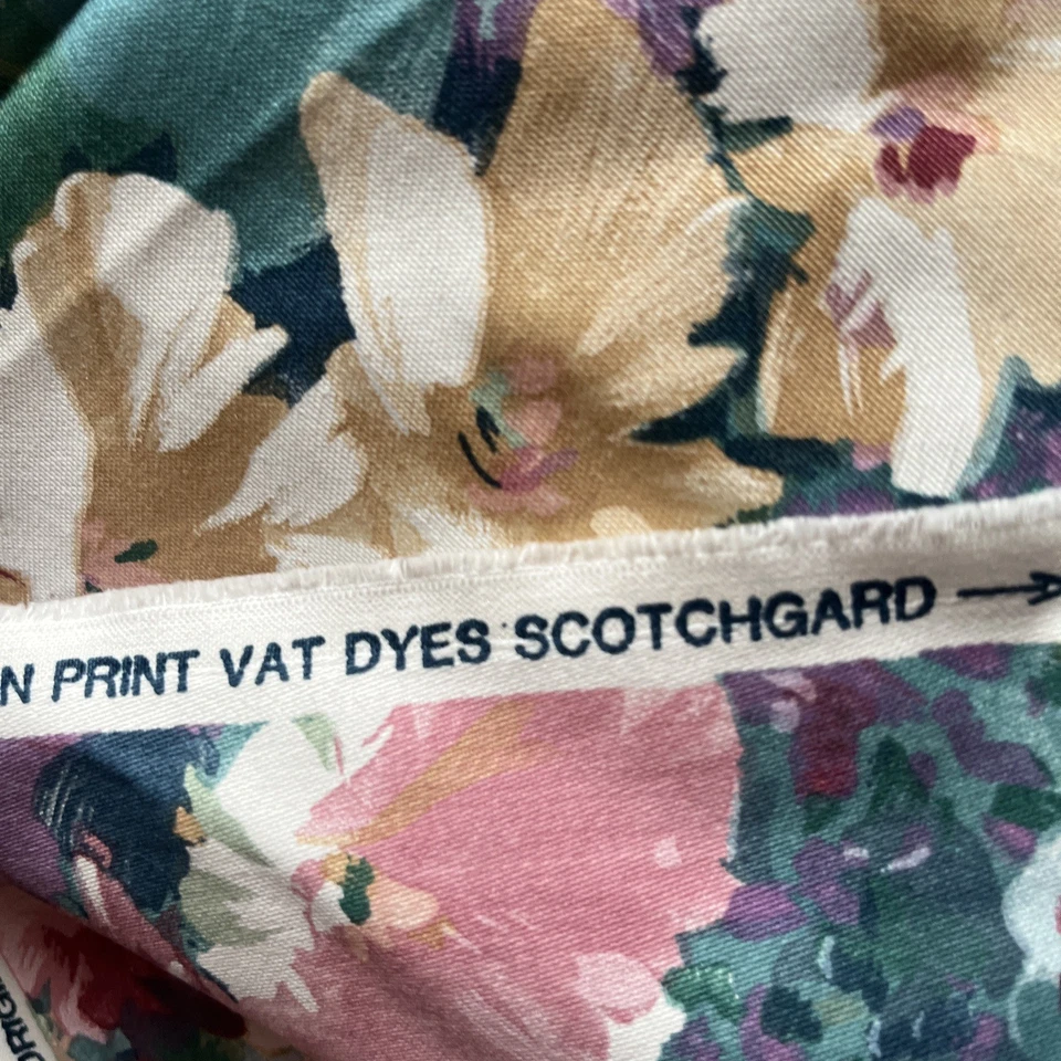 "Telas Mill Creek Serigrafía Jardines Románticos Guardia Escocesa 4 yardas Tímido 1"" X 52""" Foto 3 de 4