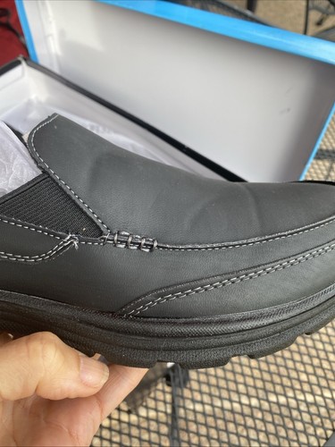 Soft Stags Men’s Black Shoes 11 - Picture 9 of 10